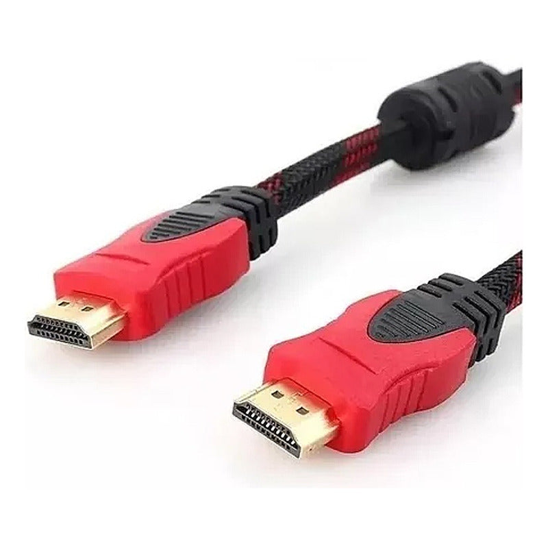 Cable Hdtv 10 Metros Mts Full Hd Blindado Y Enmallado