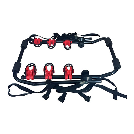 Porta Bicicleta Auto Soporte Con Capacidad Para 3 Bicicletas Negro