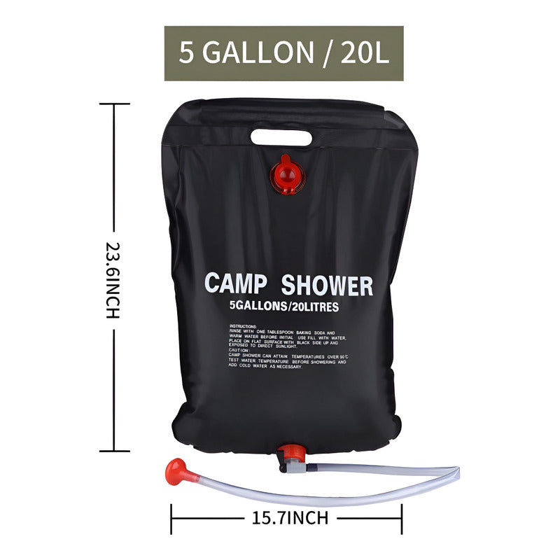 Ducha Portátil Camping Playa 20 L Exterior Compacta