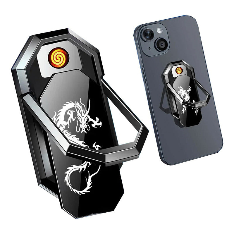 Encendedor Recargable Usb Cigarro Soporte De Telf