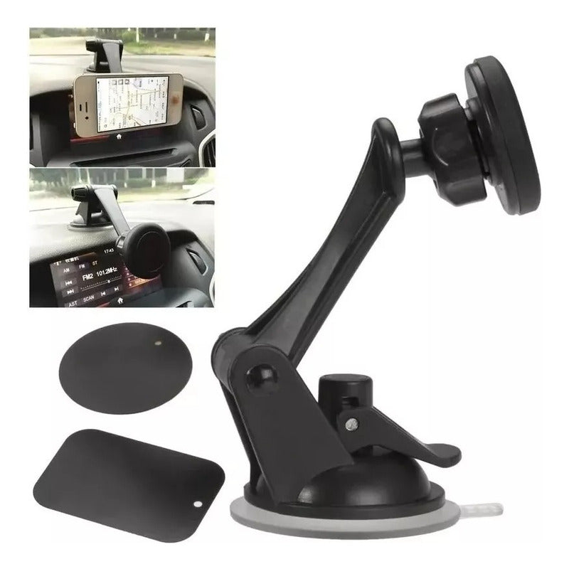 Soporte Para Telefono Auto Iman Incluido Negro