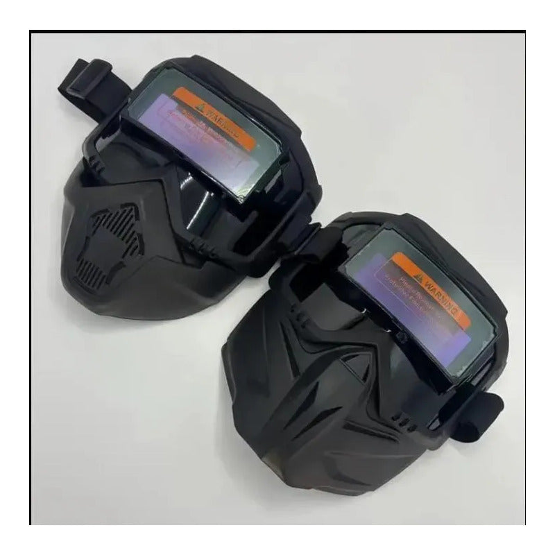 Máscara De Soldadura  Anti Deslumbrante Con Sensor  De Luz Negro Pm2860126