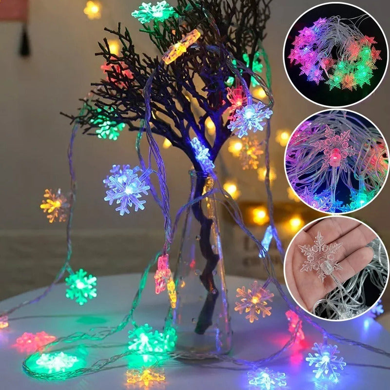 Guirnalda Luces Solares Navidad 10 Metros 100 Led Multicolor