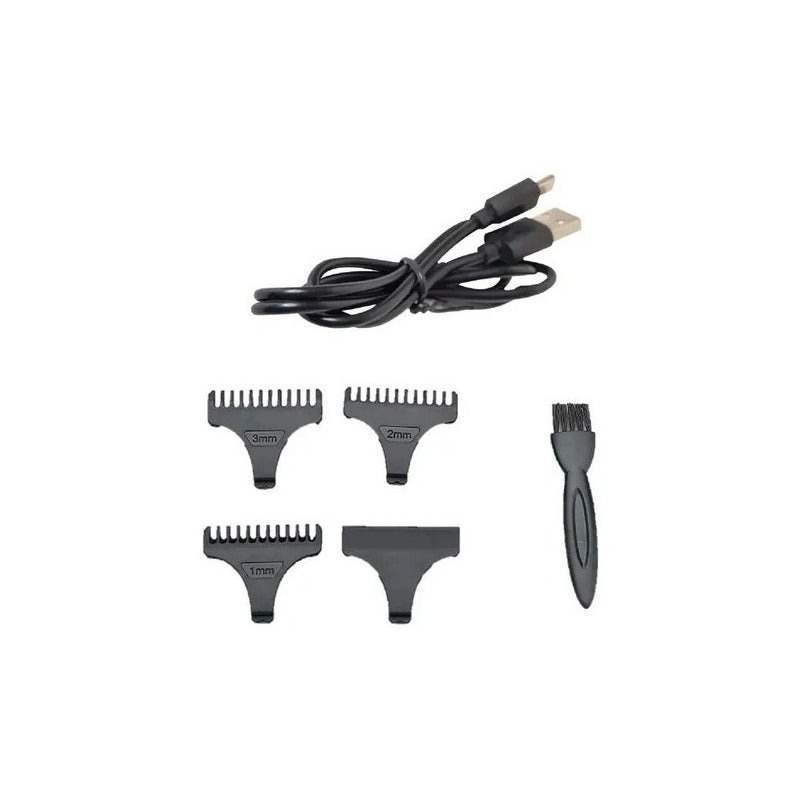 Máquina Cortadora De Cabello Barba Detalladora Profesional Dorado Oscuro