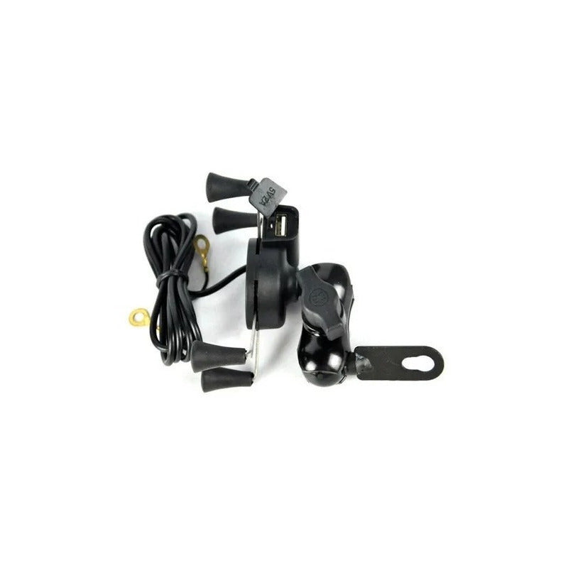 Soporte Con Cargador Usb Celular Para Moto Tipo X