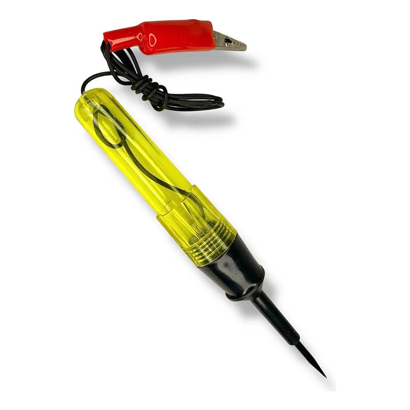 Probador De Corriente Automotriz Con Luz Busca Polo Amarillo