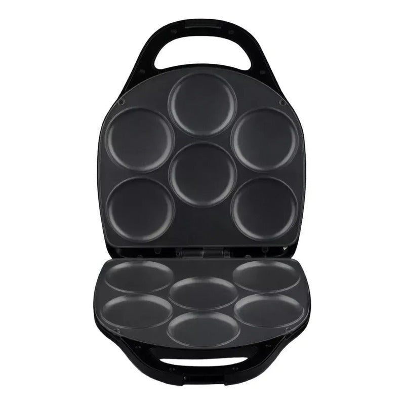 Maquina Para Arepas Mini Panqueques Muffins Huevos Pasteles Negro