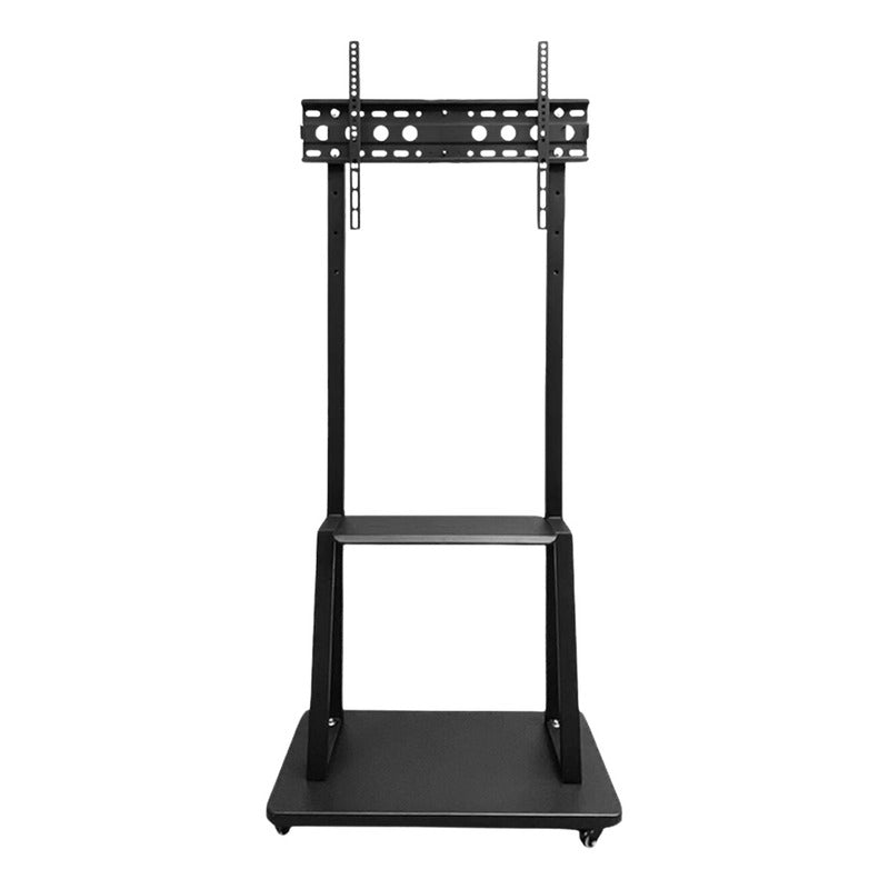 Soporte Tv Rack Movil Con Ruedas 32 A 55 Base Pedestal Stand Negro