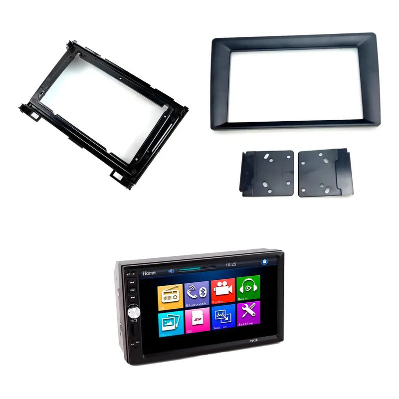 Kit Radio Haval: Bisel H3/h5 2010-14 + Radio 2 Din Mirror Link Mp5 + Adaptador 9 A 7 Pulgadas