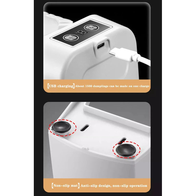 Máquina Electrica Para Hacer Miniempanadas/ Dumpling/ Gyosas Blanco