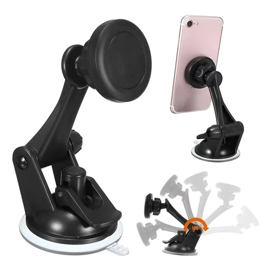 Soporte Para Telefono Auto Iman Incluido Negro