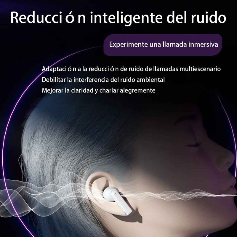 Audifonos Inteligentes Bluetooth Con Reducción De Ruido G8 Negro