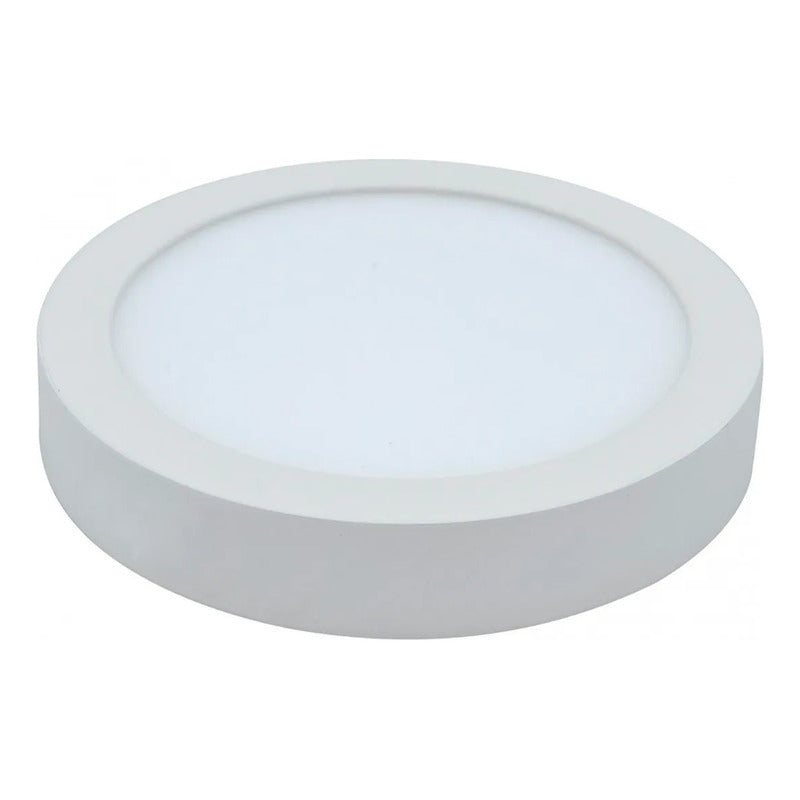 Pack X2 Foco Panel Led Sobrepuesto 24w Plafon Redondo Cuadra