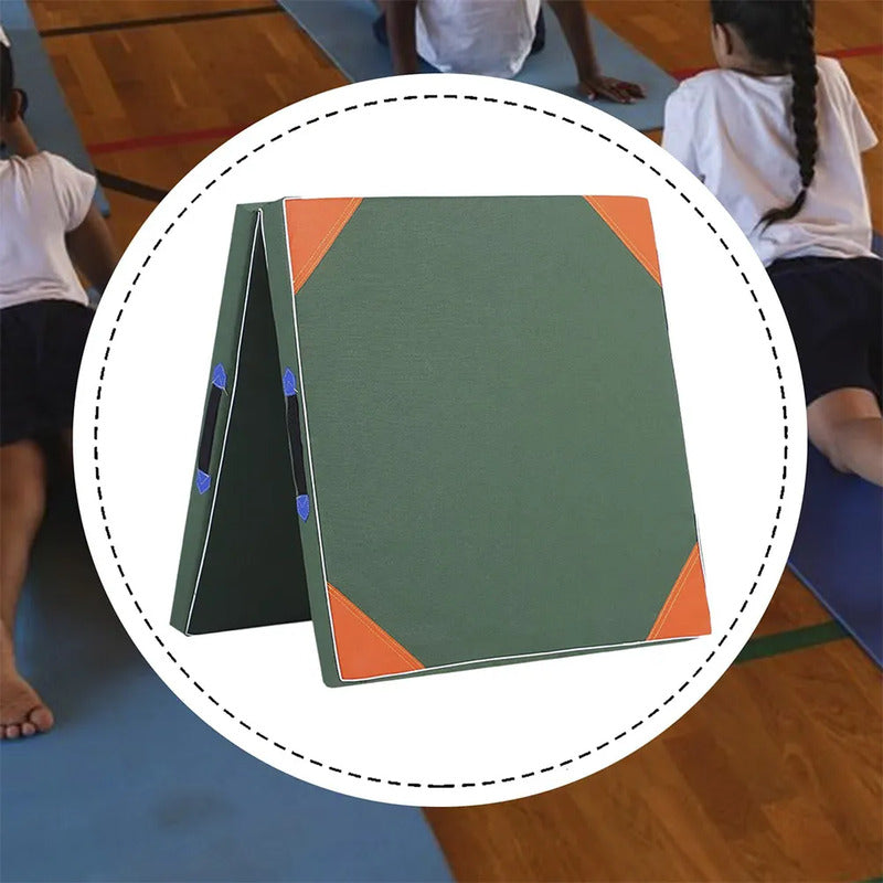 Colchoneta De Gimnasia Plegable 100cm*50cm*5cm  Deportiva Azul