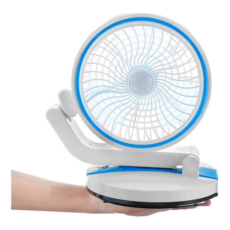 Ventilador Portatil Usb Silencioso Potente Mesa Escritorio 18 Cm Dorado Rojo Plástico 3