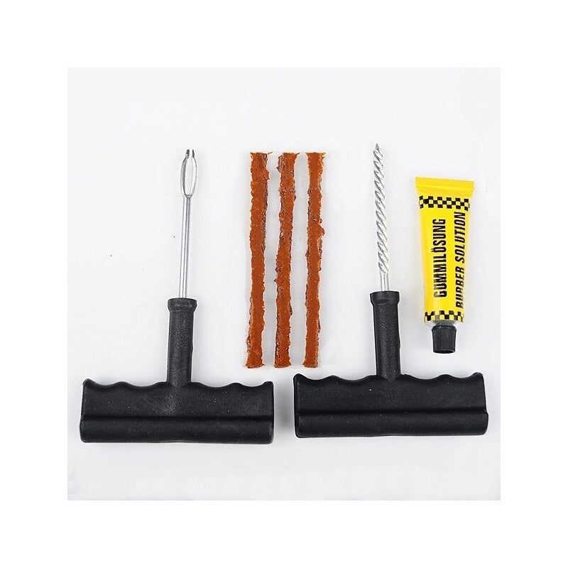 Kit Reparación Pinchazos Neumáticos Auto Moto Emergencia