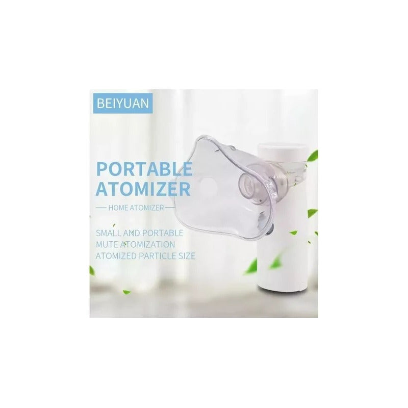 Nebulizador Portátil Asma Compresor Terapia Kit Completo Blanco