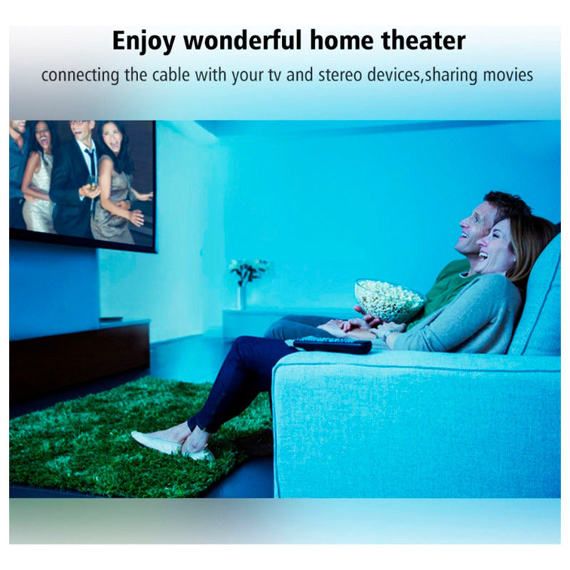 Cable Óptico Digital Tv Alta Calidad De Sonido Audio De 1.5m