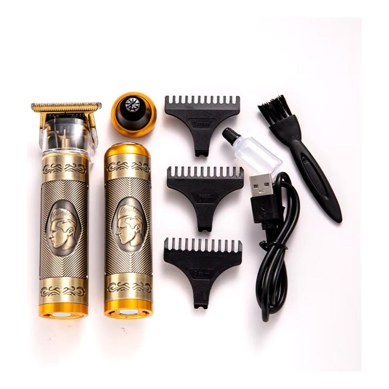 Cortadora Pelo Cabello Barba Nariz Oidos Recargable Multiuso Negro