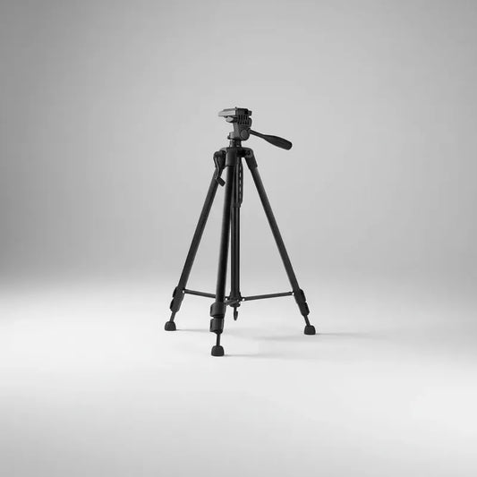 Tripode De Camara Profesional Nivel Burbuja Estuche Cabezal Negro