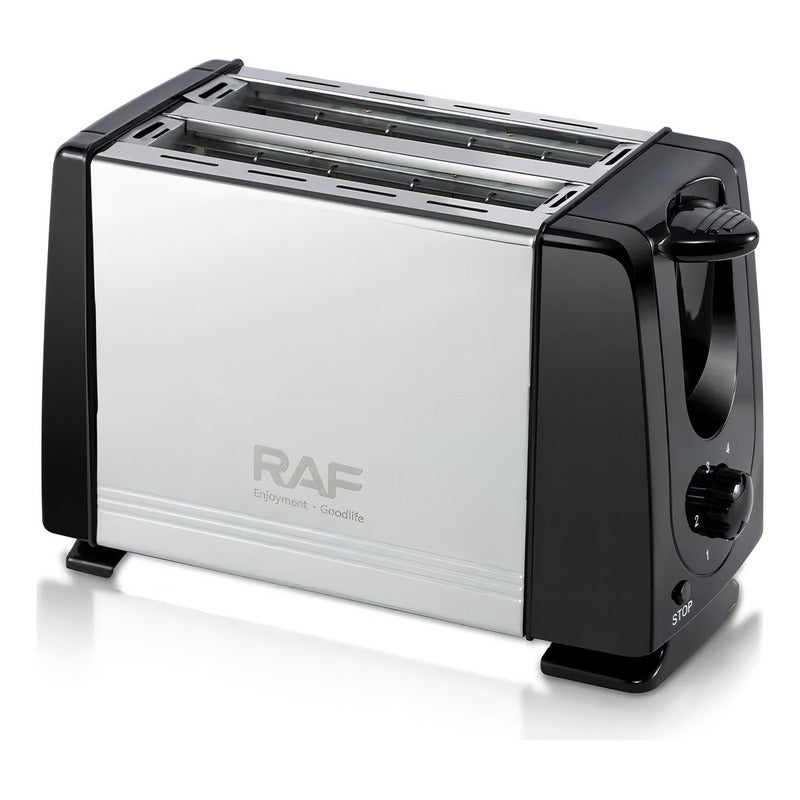 Tostadora De Pan Raf Eléctrica 2 Panes Rebanadas Rodajas R.2103 Negro