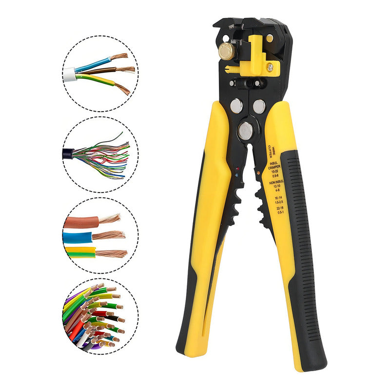 Alicate Pelacable Cortacable Crimpeadora Prensa Pinza