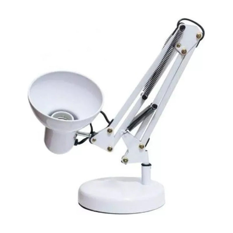 Lámpara Mesa Flexible Ajustable Blanco O Negro Articulada
