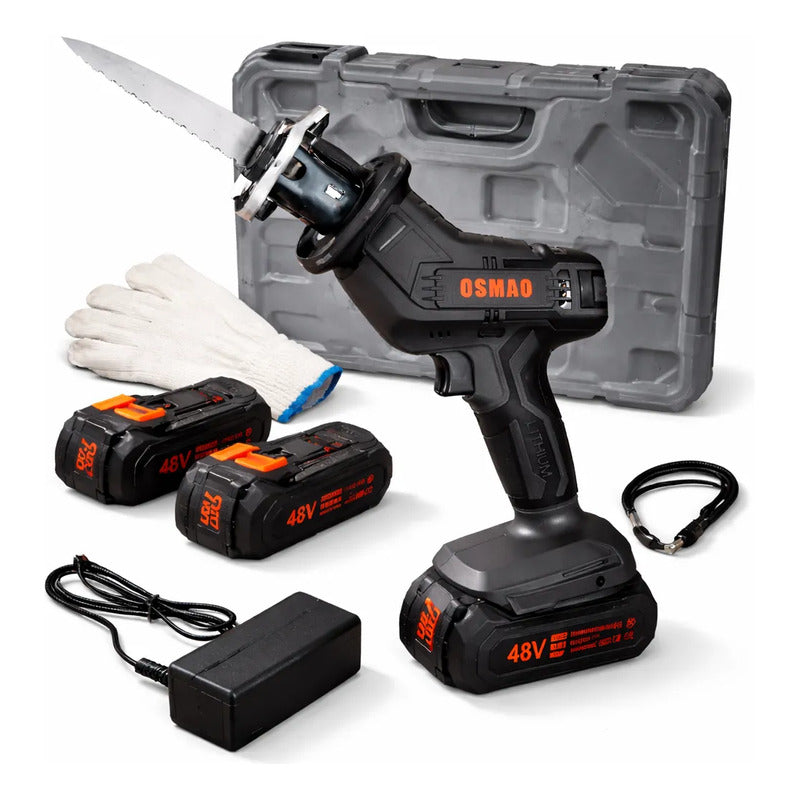 Sierra Eléctrica Inalámbrica Sable Recíproca Con 2 Baterías