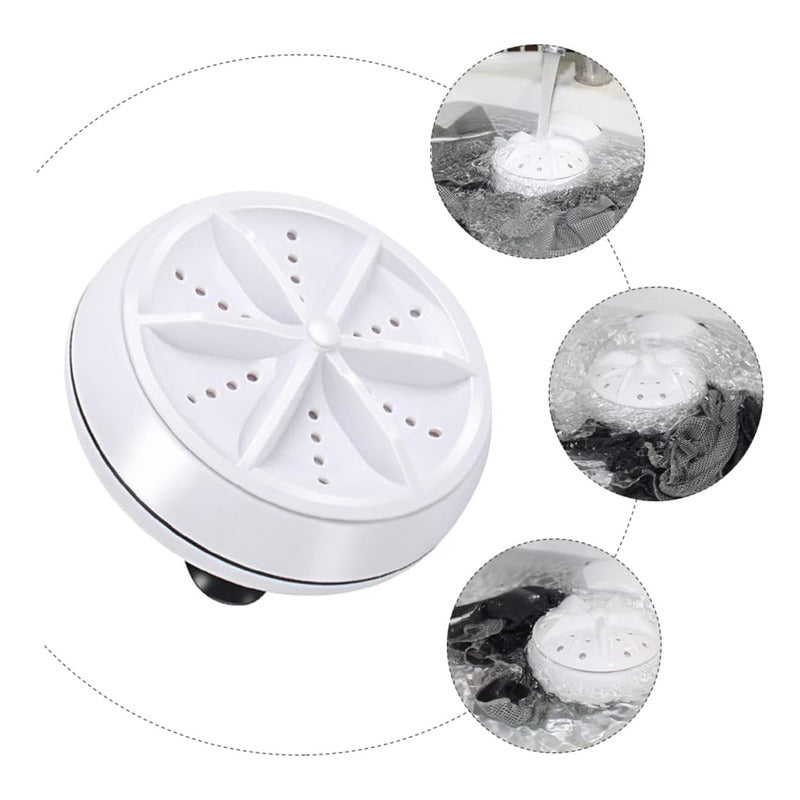 Mini Lavadora Portátil Usb Ultrasónica Turbo1kg Usb Práctico