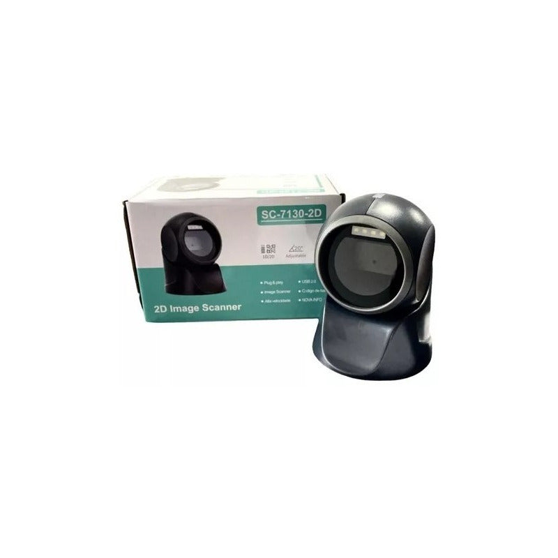 Scanner Lector Código De Barras En 1d Y 2d Usb Color Negro