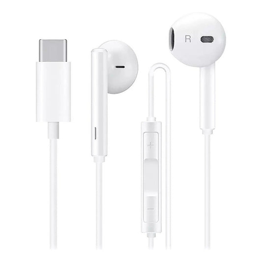 Audifonos Manos Libres Tipo C Para Celular Color Blanco Genérica