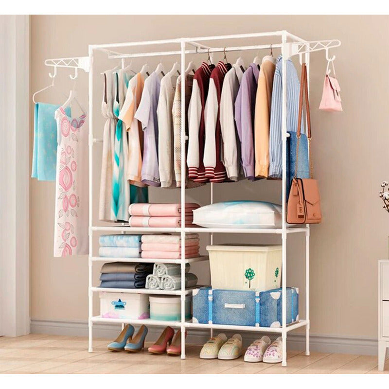 Closet Organizador Perchero Estante Colgador Multifuncional