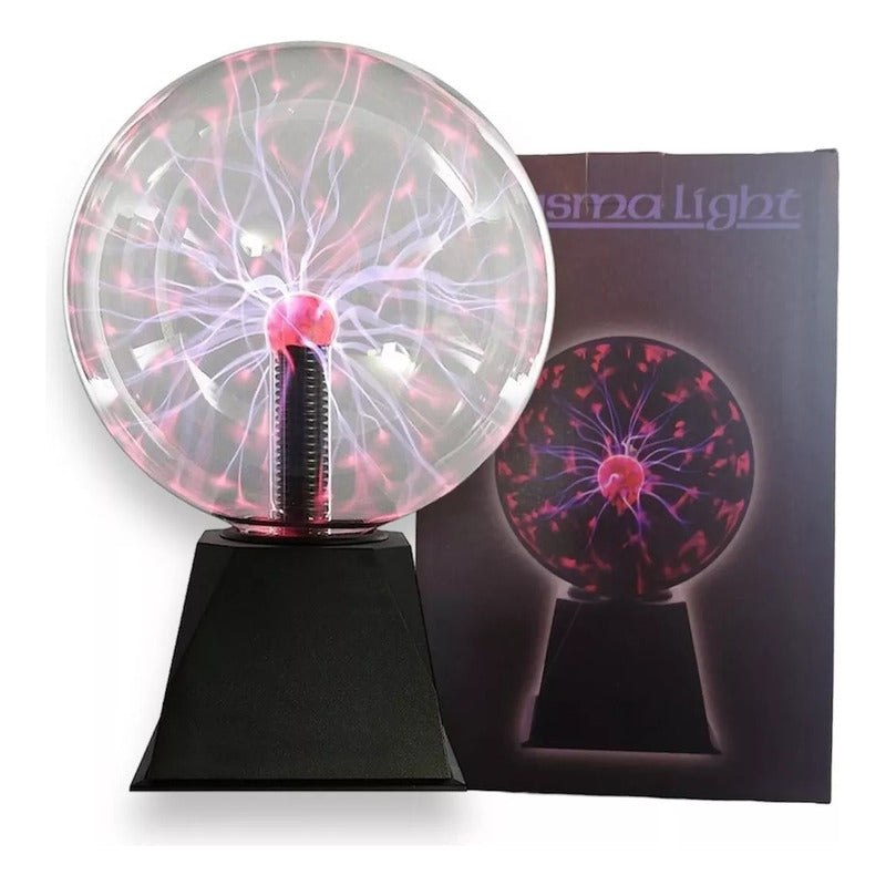 Tesla Lámpara De Mesa Plasma Interactiva Energia Escritorio