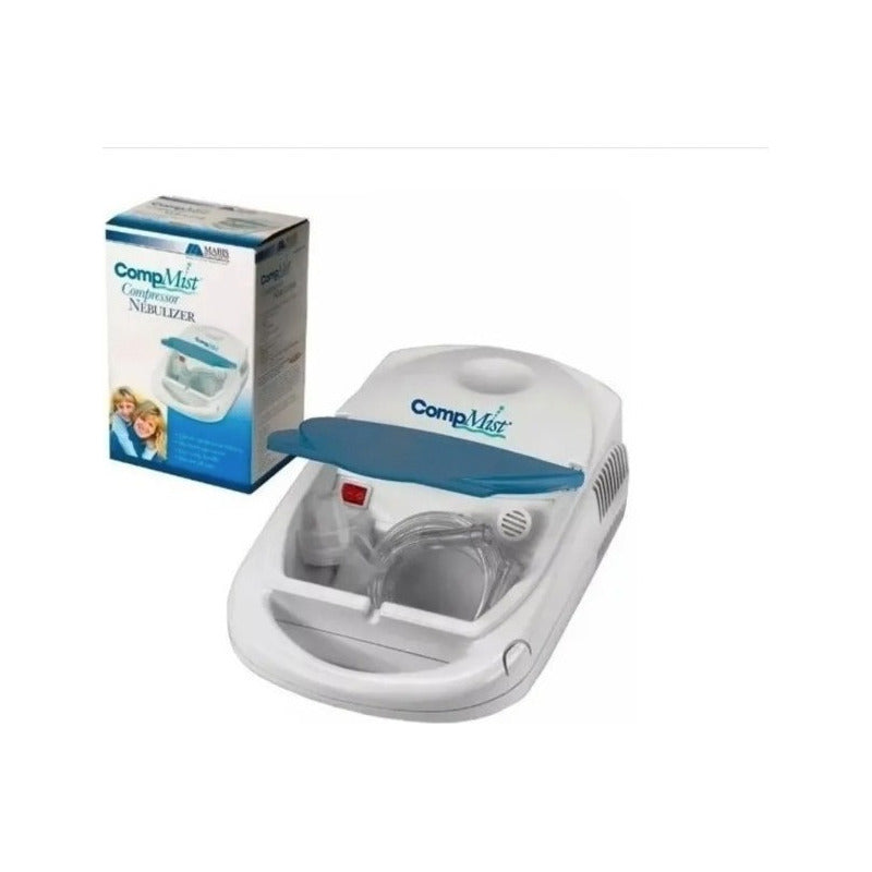 Nebulizador Portátil Compresor Profesional + Pro Color Blanc