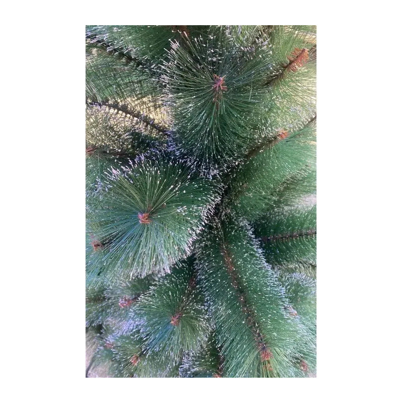 Arbol De Navidad Nevado 2.10mts Arbol Decorado Con Nieve Nevado 210cm