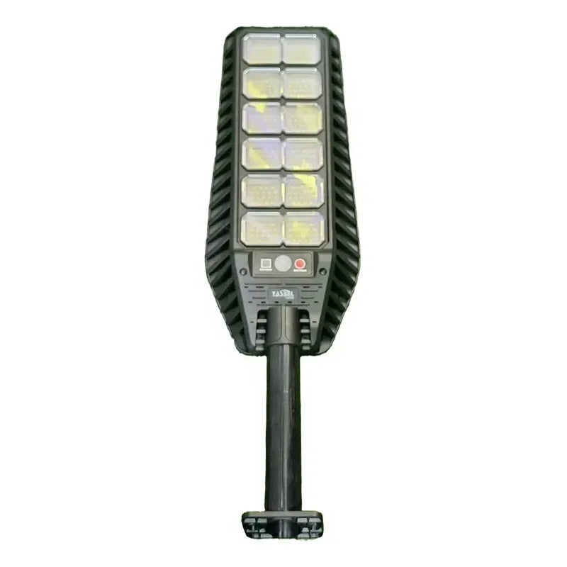 Foco Solar 1000w Con Sensor Y Control Remoto Poste Plástico Gris Oscuro Blanco Frío