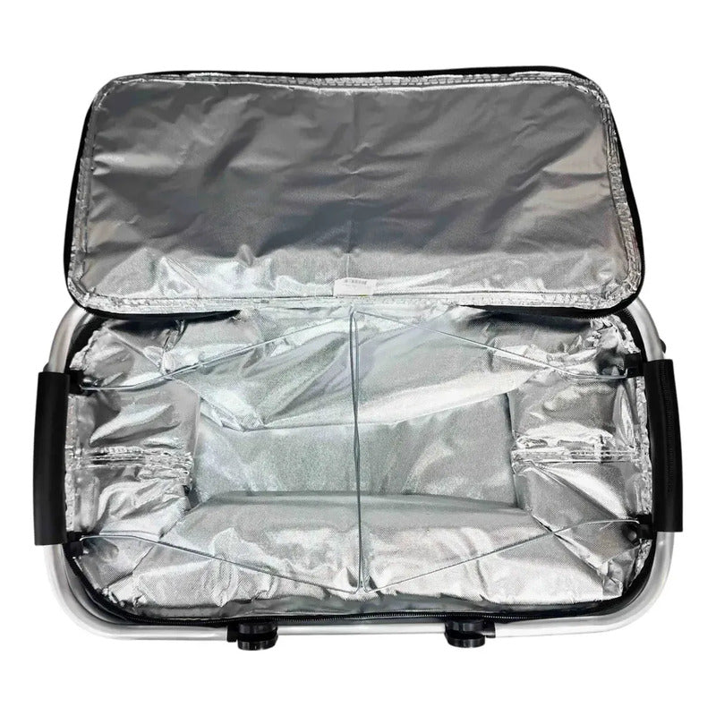 Canasto Picnic 4 Personas Cesta Térmica Impermeable Camping Gris 2