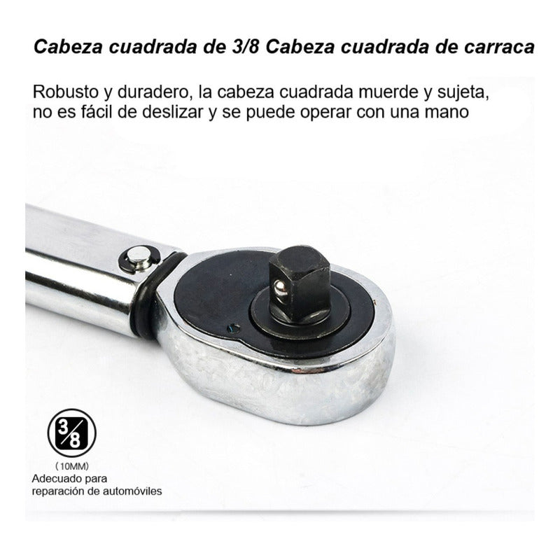 Llave Torque 3/8 19-110nm Torquímetro De Trueno Micrometro