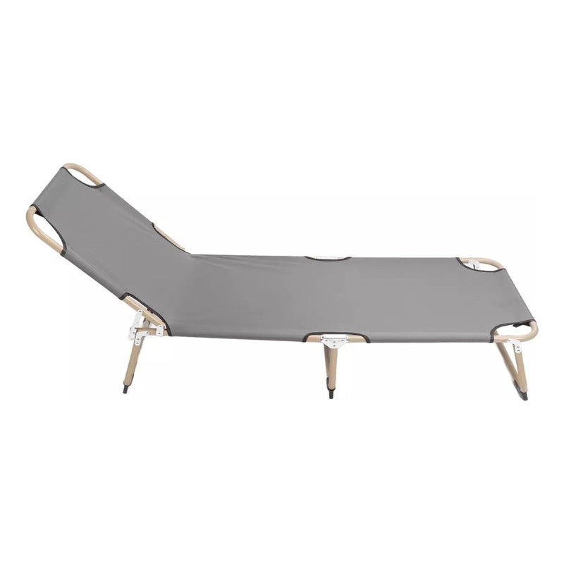Silla Plegable Reposera Para Playa Y Camping Alta Plegable Al Azar