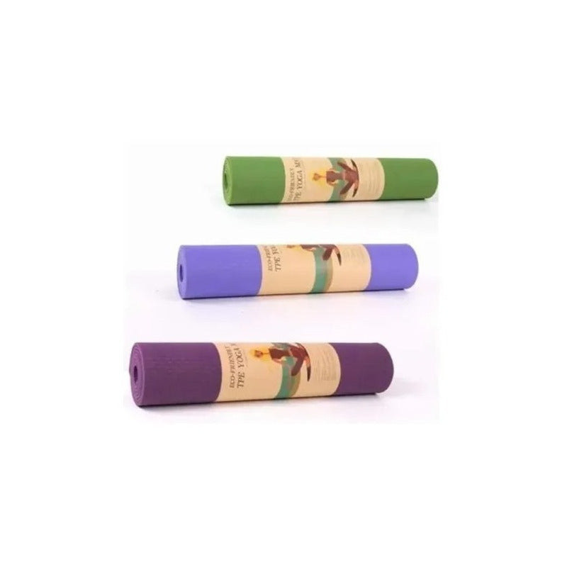 Mat De Yoga 4mm Ejercicios Yoga Fitness Deportes Gym En Casa