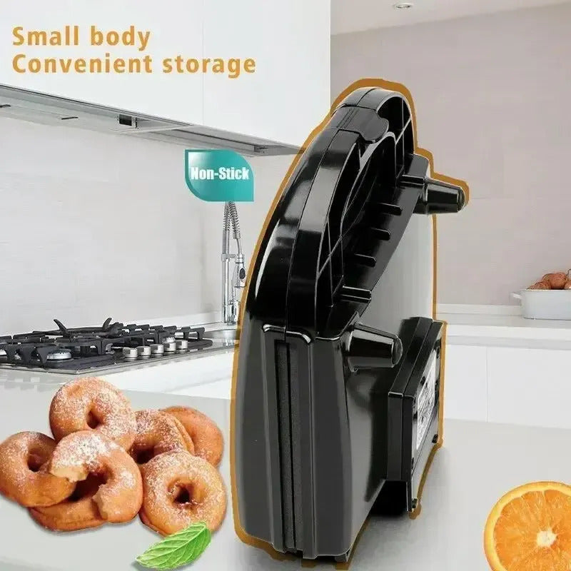 Maquina Para Donas Antiadherente Donuts Maker 6 Porciones Negro