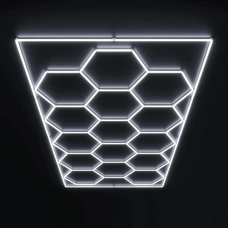 Luz Led Rectangular 14 Hexagonos 4.8 Mt X 2.4 Mt Decorativa