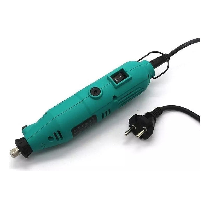 Kit Minitorno Dremel Taladro Con Plantilla Grabado Patente