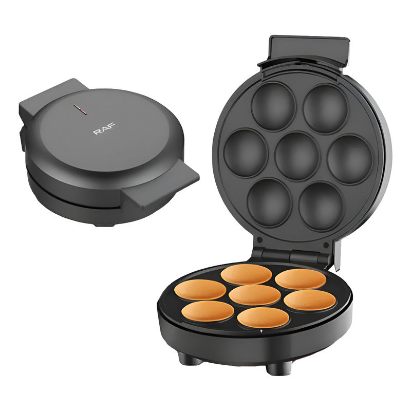 Máquina Para Cupcakes Antiadherente 7 Unidades Negro
