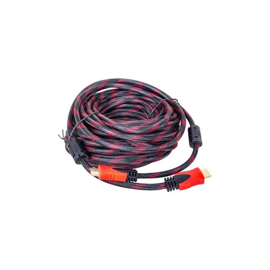 Cable 15 Mts Hdmi 4k Alta Velocidad Conector Bañado En Oro