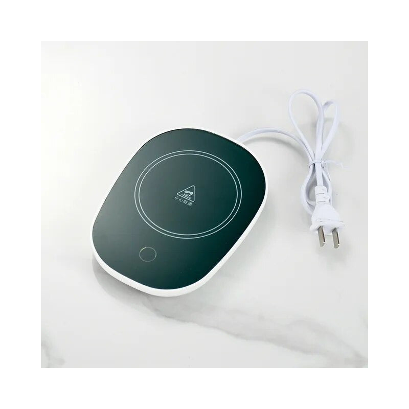 Calentador De Tazas Cafe Almohadilla Calefactora Eléctrica Negro Liso