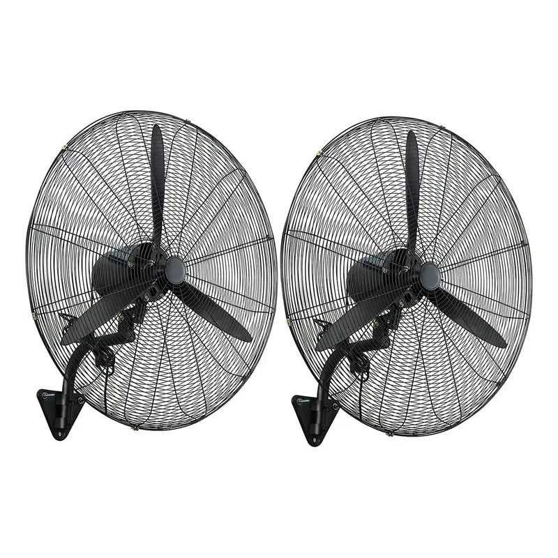 Pack X2 Ventiladores Industriales 30 Pulgadas Alta Potencia 65 Cm Negro 3