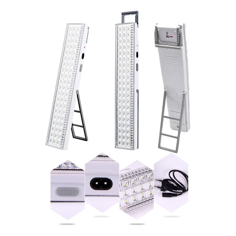 Lámpara De Emergencia Recargable Led Blanco