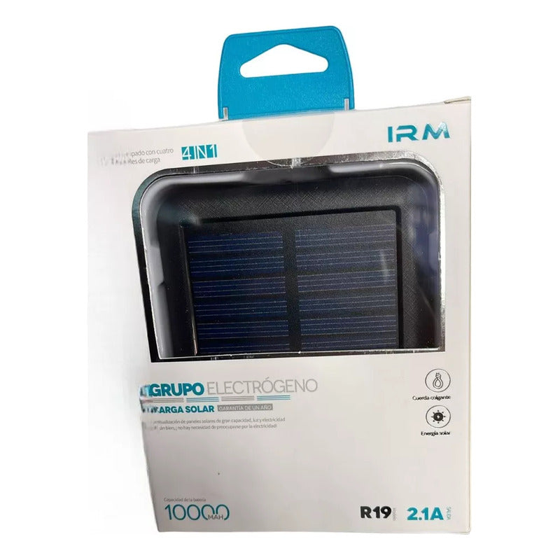 Bateria Portatil Externa 20.000 Mah 2 Usb Solar Powerbank