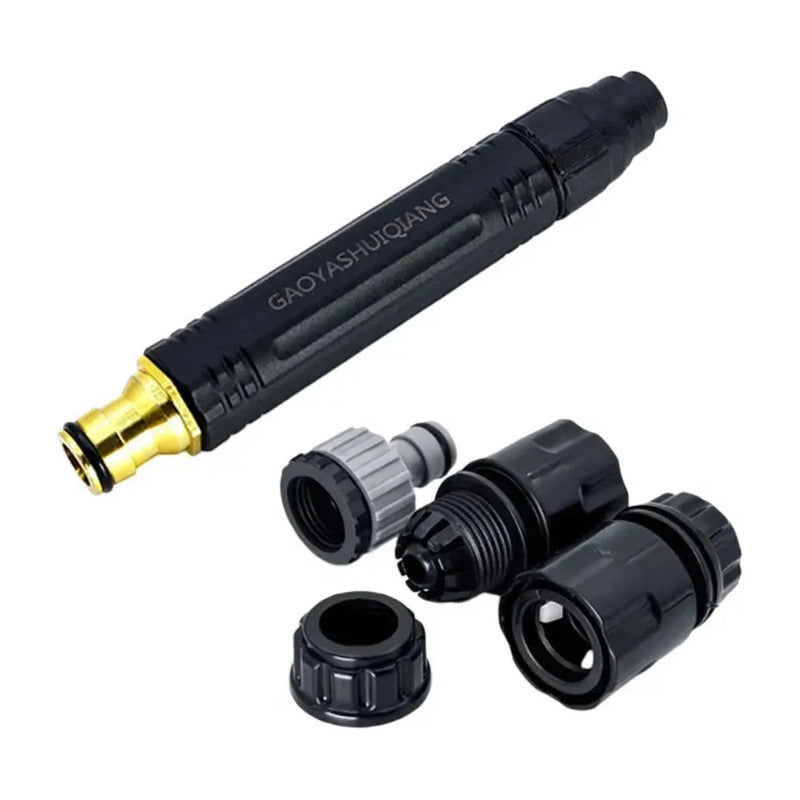 Set Boquilla Alta Presión Pistola Manguera Riego Auto Jardin